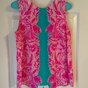 Lilly Pulitzer Large Silk Top